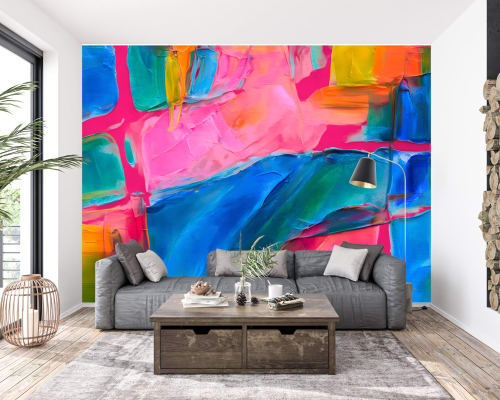 Fiesta — Abstract Luxury Wallpaper Mural | Wall Treatments by ELLE WALLS