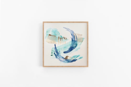 Free Swim | Mixed Media in Paintings by TERRA ETHOS