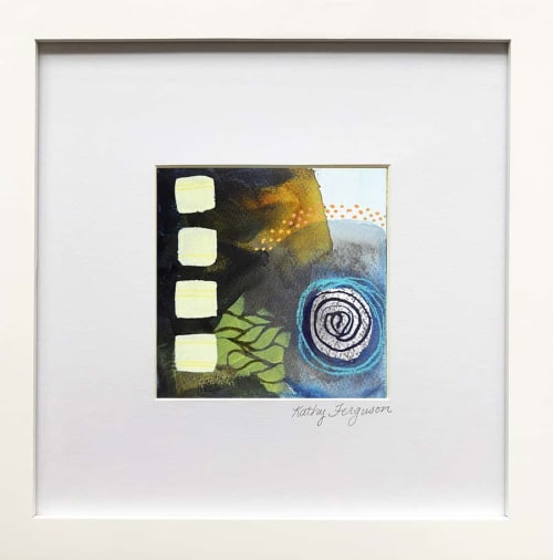 Squares | Mixed Media in Paintings by Kathy Ferguson Art