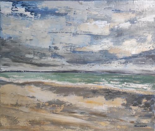 Ciel D'orage / Storm Sky | Oil And Acrylic Painting in Paintings by Sophie DUMONT