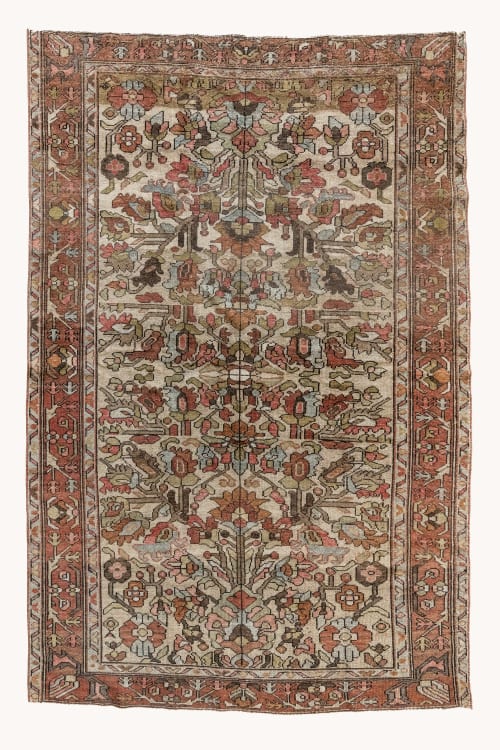 Antique Bahktiari Scatter Rug | Shia | Rugs by District Loom