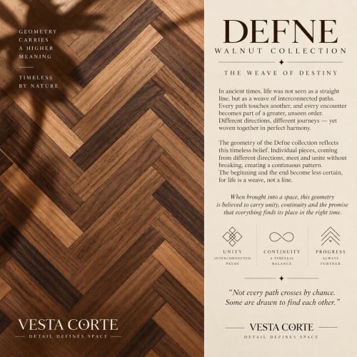 Walnut Wood Veneer Coasters, Geometric Marquetry Drinkware Set, Natural Home Decor (Set of 4) | Tableware by Vesta Corte