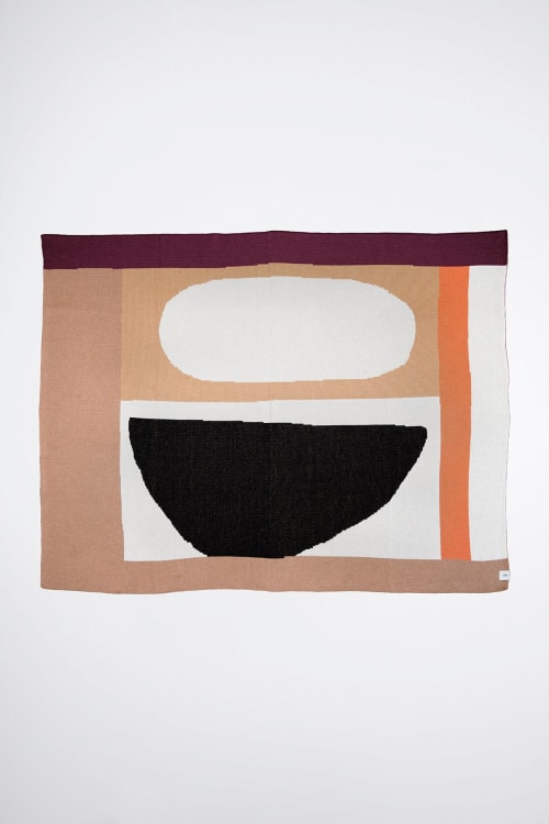 Mortar - Camel | Throw Blanket | Linens & Bedding by Upton