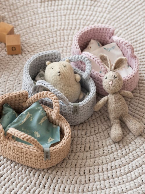 Miniature toy Moses basket | In stock in the USA | Decorative Objects by Anzy Home