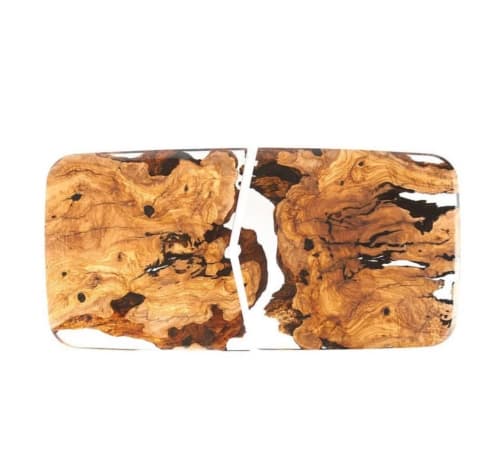 Epoxy Coffee Table - Custom Coffee Table - Wood Coffee Table | Tables by Tinella Collection
