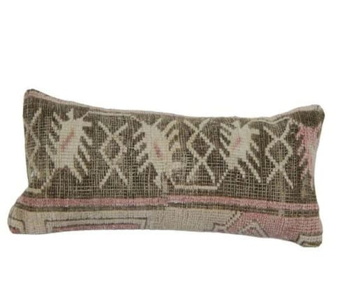 Wool Bohemian Carpet Rug Pillow, Sofa Couch Pillow Case | Cushion in Pillows by Vintage Pillows Store