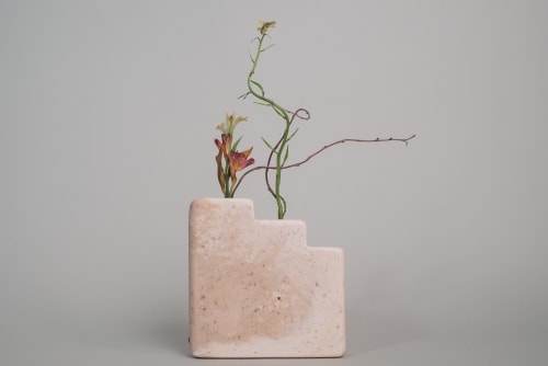 Bud Vase Wood Dust | Vases & Vessels by Tropico Studio