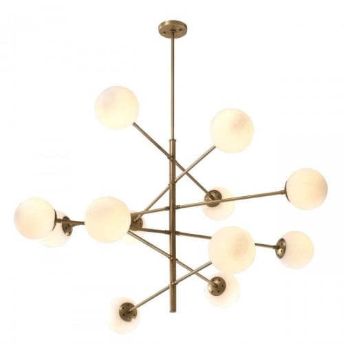 Alan Mizrahi AL0145 Chandelier Tortora | Pendants by Alan Mizrahi Lighting Design
