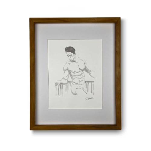 Pietro No. 2 | Watercolor Painting in Paintings by John Velo Studio