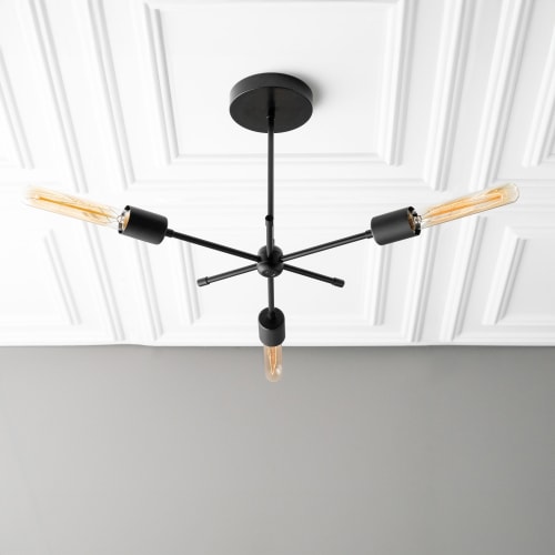 3 Bulb Chandelier - Model No. 3397 | Chandeliers by Peared Creation