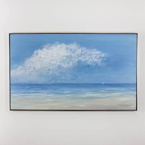 On the Wind | Oil And Acrylic Painting in Paintings by Sorelle Gallery