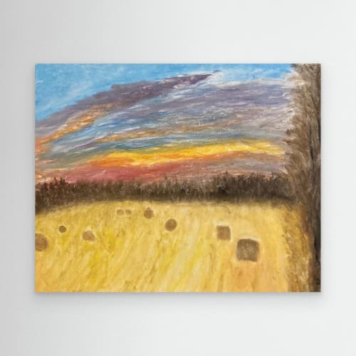 Sunset over the field : Jonathan Lysdahl | Decorative Objects by Art of Jonathan Lysdahl