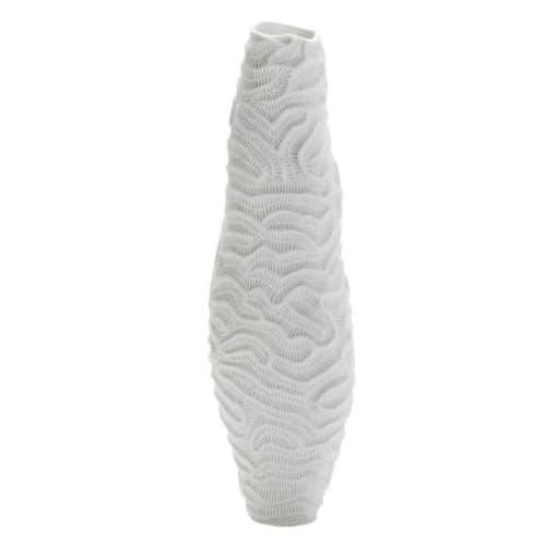 FOSSILIA (Tall Bottle Vase) | Vases & Vessels by Oggetti Designs