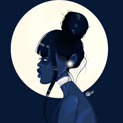 Moon | Paintings by $NP Designs