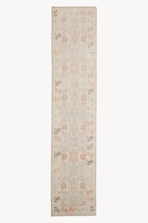Vintage Turkish Anatolian Runner Rug No. 349 | 2'10 x 13'2 | Rugs by District Loom