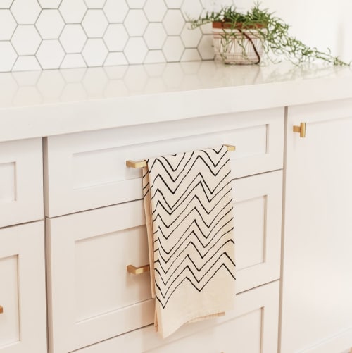 Chevron | Organic Cotton Tea Towel | Linens & Bedding by Little Korboose