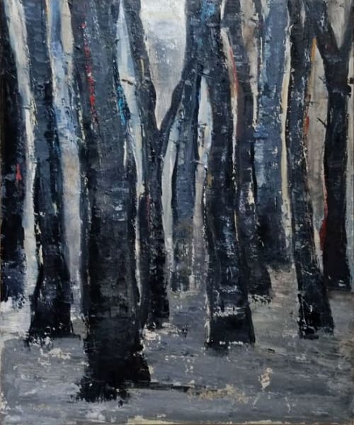 Mystere | Oil And Acrylic Painting in Paintings by Sophie DUMONT.