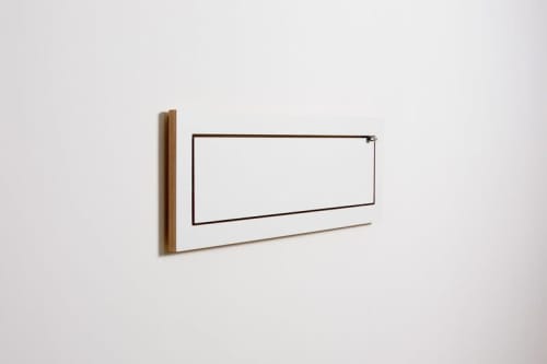 Folding Wall Shelf | Fläpps Shelf 80x27-1 | Spice Rack, Display Ledge, Birch Plywood, White | Shelving in Storage by AMBIVALENZ