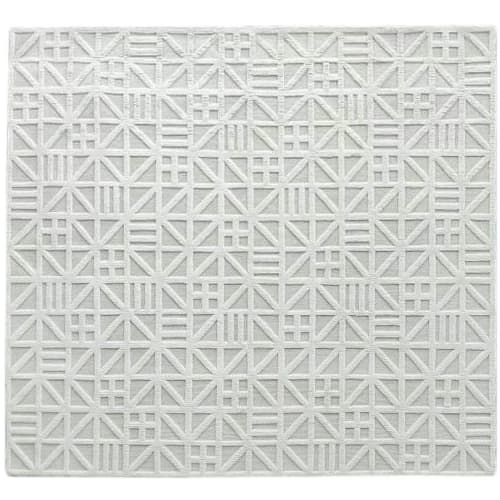 Nina Ivory Handknotted Rug | Area Rug in Rugs by Organic Weave Shop