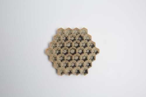 Polygon XS Stoneware Snack Plate | Dinnerware by Artilugis | L'Aliança d'Anglès 1919 in Anglès