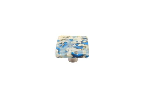 Pebbles Egyptian Powder Sand Square Knob | Hardware by Windborne Studios