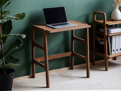 Small wooden desk, Mid century modern | Tables by Plywood Project
