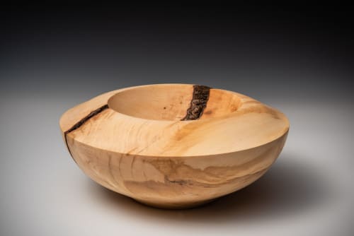 Hard Maple Bowl | Decorative Objects by Louis Wallach Designs