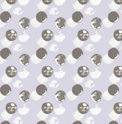 Moon, Stone | Fabric in Linens & Bedding by Philomela Textiles & Wallpaper