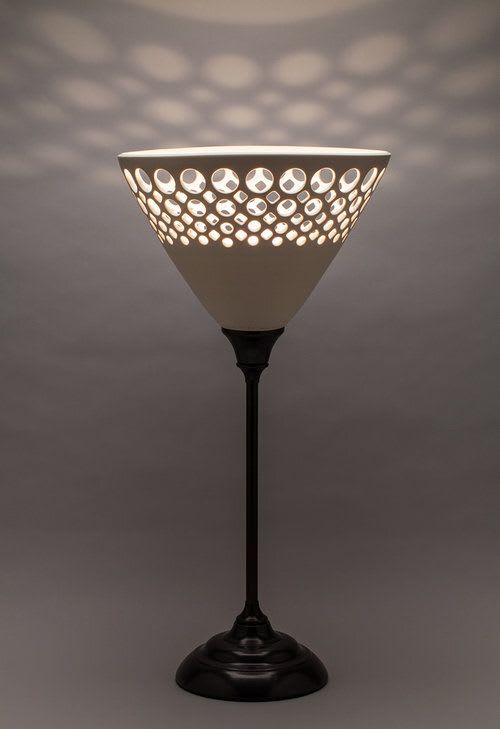 Conical Demi Lace Table Lamp | Lamps by Lynne Meade