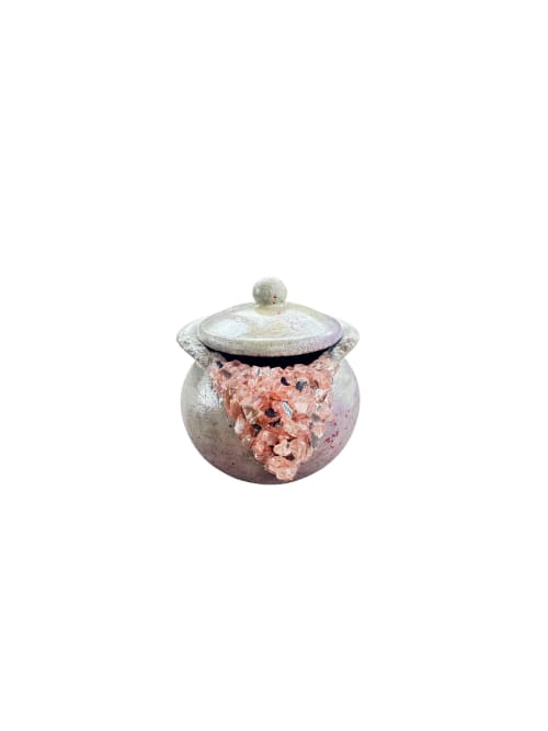 Blush Geode Jar | Decorative Objects by RAW & UNIQ