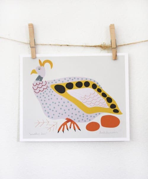 Mother Hen Print | Prints by Leah Duncan