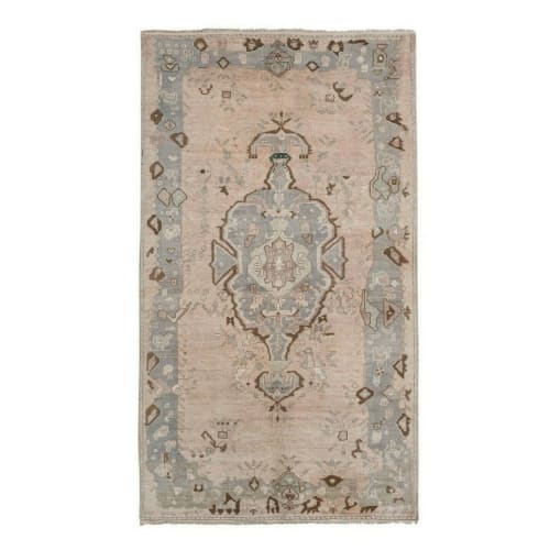 Antique Hand-Knotted Anatolian Konya Karapinar Rug | Rugs by Vintage Pillows Store