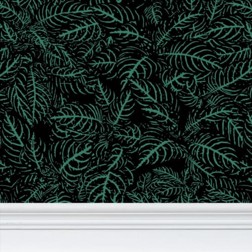 Zebra Plant - Wallpaper Large Print | Wall Treatments by Sean Martorana
