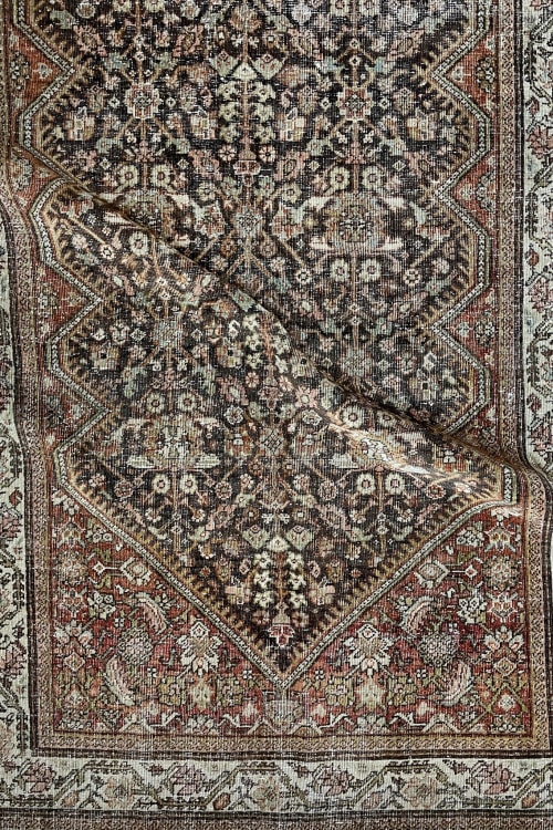 Jawad | 3'6 X 12'9 | Runner Rug in Rugs by Minimal Chaos Vintage Rugs