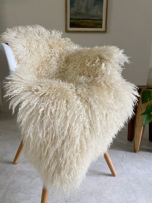 Longhaired Ivory Gotland | Rugs by East Perry