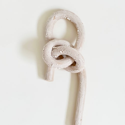 Clay Object 86- White Balance Knot | Sculptures by OBJECT-MATTER / O-M ceramics