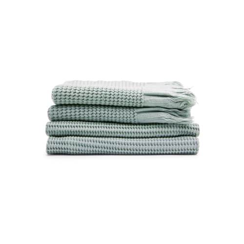 Ella Waffle Towel - SAGE | Textiles by HOUSE NO.23
