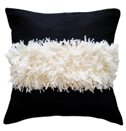 Riya Handwoven Cotton Decorative Throw Pillow Cover | Pillows by Mumo Toronto Inc