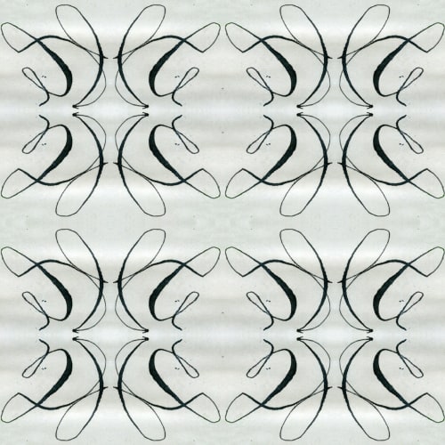Lesson No. 1, Gray | Fabric in Linens & Bedding by Philomela Textiles & Wallpaper