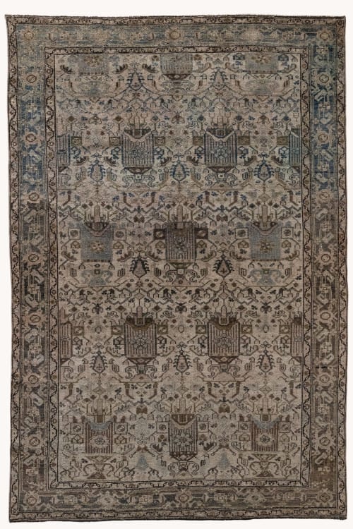 District Loom Vintage Persian Bakhtiari area rug | Rugs by District Loom