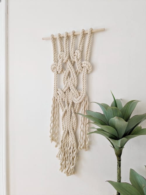 VINCULUM Collection© IX, Rope Wall Sculpture, Fiber Art | Macrame Wall Hanging in Wall Hangings by Damaris Kovach