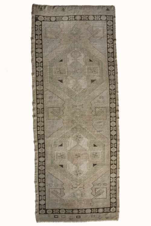 Vintage Turkish Kars Wide Runner Rug | Della | Rugs by District Loom