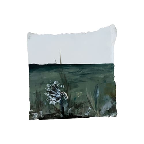 Lil White | Mixed Media in Paintings by Mande Calhoun Art