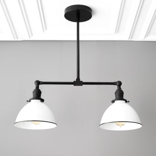 Farmhouse Chandelier - Black Ceiling Light - Model No. 8234 | Chandeliers by Peared Creation