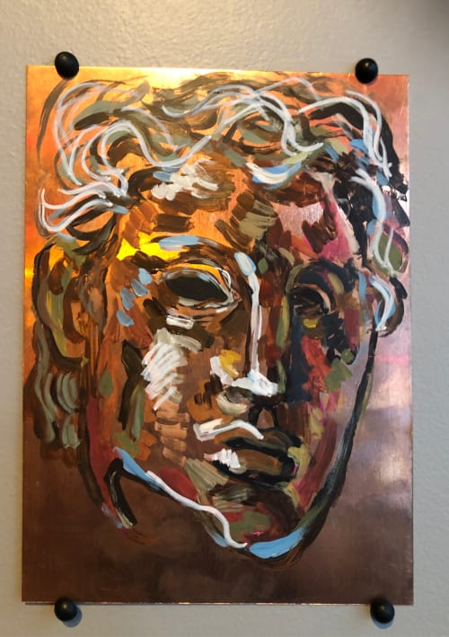 Copper painting | Oil And Acrylic Painting in Paintings by Eric Farache Artist