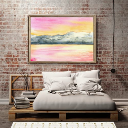 Okanagan Sunrise | Paintings by Brazen Edwards Artist