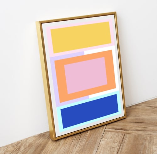 Color block Limited edition Art print | Prints by Britny Lizet