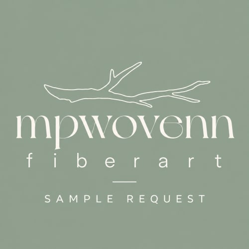 Mpwovenn Sample Request | Wall Hangings by Mpwovenn Fiber Art by Mindy Pantuso