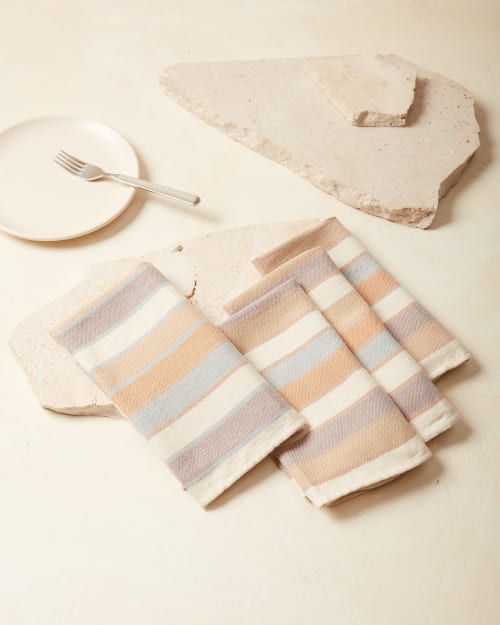 Pear Stripe Napkins | Linens & Bedding by MINNA