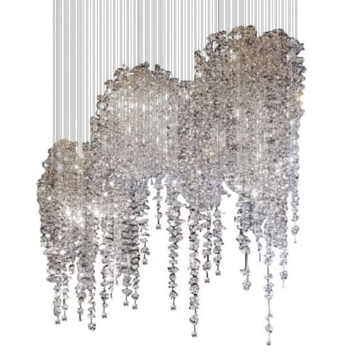 Alan Mizrahi WM625 Fallen Crystal | Chandeliers by Alan Mizrahi Lighting Design